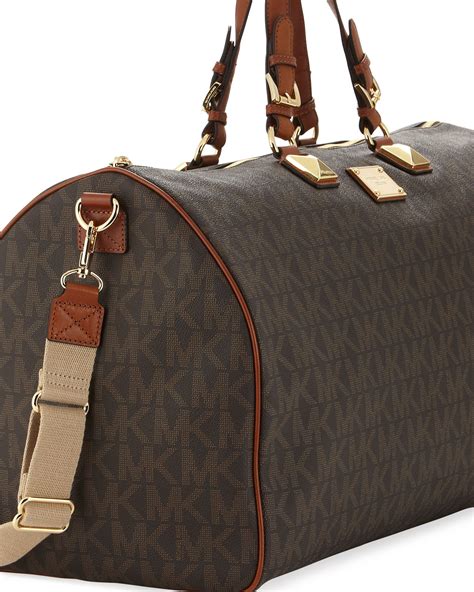 michael kors large travel trolley black|michael kors duffle bag.